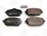 Колодки тормозные дисковые передние MERCEDES-BENZ C-CLASS (W205) 13-, C-CLASS T-Model (S205) 14- CHAMPION 573671CH (фото 1)