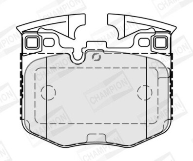 Гальмівні колодки передні BMW 2-Series, 3-Series, 5-Series, 6-Series, 7-Series, 8-Series, X3, i4 CHAMPION 573877CH