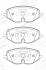 Гальмівні колодки передні VW Golf VIII / Audi A3 / Seat Leon / Skoda Octavia IV CHAMPION 573904CH (фото 2)