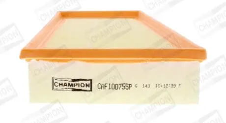 Фильтр воздушный RENAULT MEGANE II (BM0/1_, CM0/1_) 01-12, MEGANE II Estate (KM0/1_) CHAMPION CAF100755P