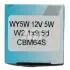 Автолампа WY5W W2,1x9,5d 5 W оранжевая CHAMPION CBM64S (фото 3)