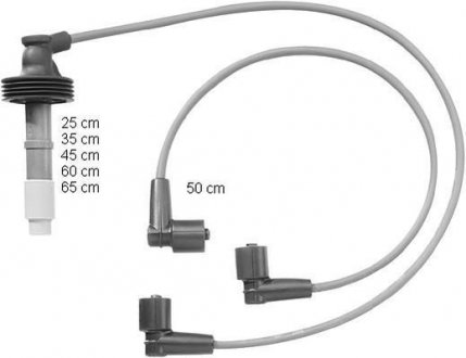 Комплект кабелей зажигания RENAULTSAFRANE / VOLVO 850 / C70/S70/V70 CHAMPION CLS050 (фото 1)