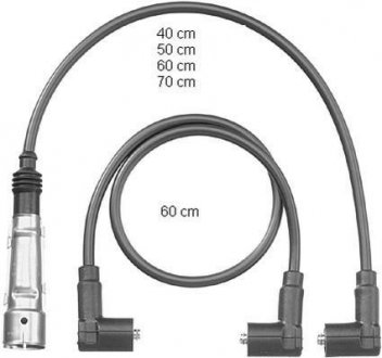 Комплект кабелей зажигания CHAMPION CLS100 (фото 1)