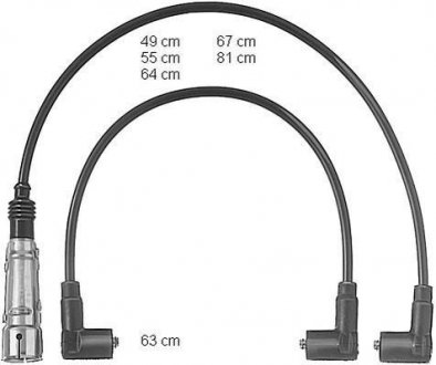 Комплект кабелів високовольтних CHAMPION CLS105