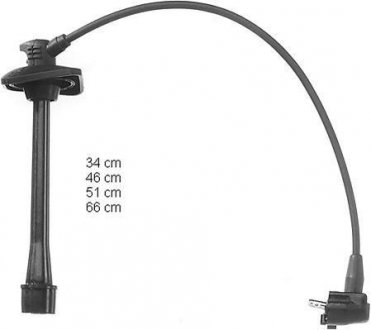 Комплект кабелей зажигания TOYOTA CAMRY CHAMPION CLS259 (фото 1)