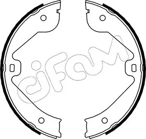 Фото vw комплект барабанних колодок touareg (7la, 7l6, 7l7) 2.5 r5 tdi 03-10, audi q7 (4lb) 3.0 tfsi quattro 10-15 CIFAM 153-244 VW Комплект барабанних колодок TOUAREG (7LA, 7L6, 7L7) 2.5 R5 TDI 03-10, AUDI Q7 (4LB) 3.0 TFSI quattro 10-15 CIFAM 153-244