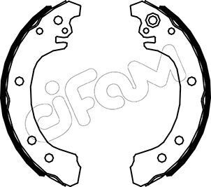 Гальмівні колодки (набір) CIFAM 153523