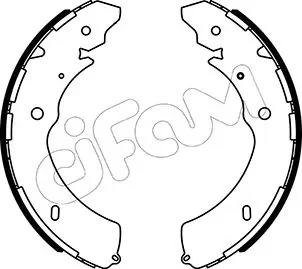 Фото гальмівні накладки CIFAM 153-572 Гальмівні накладки CIFAM 153-572