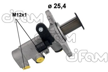 Цилиндр тормозной (главный) Audi A3/Skoda Octavia/Kodiaq/VW Golf/Passat/Tiguan 12- (d=25.4mm) CIFAM 2021251