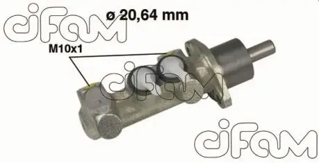 FIAT головний гальмівний циліндр на 2 Отвора+2 заглушених !!! TIPO,TEMPRA +ABS 20.64 CIFAM 202-147