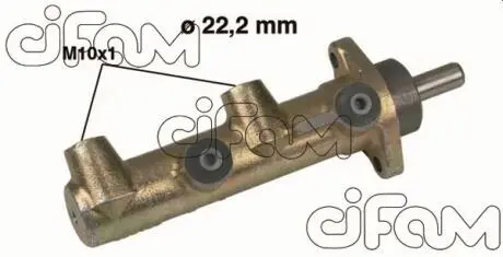 CITROEN головний гальмівний циліндр JUMPER 1.9D 22.22 ABS CIFAM 202-238