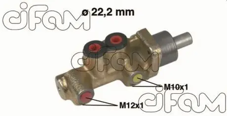 OPEL головний гальмівний циліндр Vectra A 2.0I 89- 22.22 ATE CIFAM 202-254