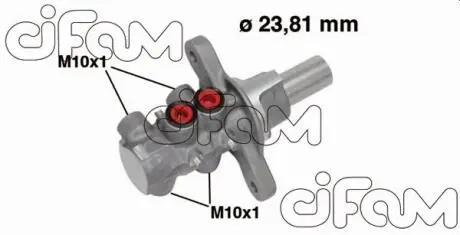 Цилиндр тормозной (главный) Fiat Doblo 01- (d=23.80mm) CIFAM 202678