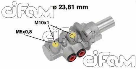 Цилиндр тормозной.) Fiat Doblo 01- CIFAM 202683