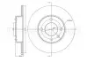 Диск тормозной VW/AUDI 10MM CIFAM 800054 (фото 4)