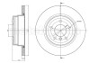 Гальмівний диск задн. BMW X5 (E70/F15/F85) / X6 (E72/72/F16/F86) 06- (320x20) CIFAM 800-1025C (фото 1)