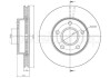 Тормозной диск перед. Scorpio I 85-94 (260x24) CIFAM 800-120 (фото 1)