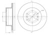 Тормозной диск задний. Challenger/Galloper/L400/Pajero (95-12) CIFAM 800-464 (фото 1)