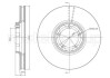 Тормозной диск перед. Transit (04-06) CIFAM 800-714 (фото 1)
