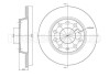 Диск тормозной AUDI A4 00-08 TYŁ 1,8T-3,0 CIFAM 800749C (фото 1)