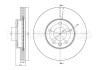 Тормозной диск перед. Touareg/Transporter (03-21) CIFAM 800-773C (фото 1)