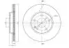 Диск тормозной MERCEDES W169 A-KLASA 04- CIFAM 800831C (фото 1)