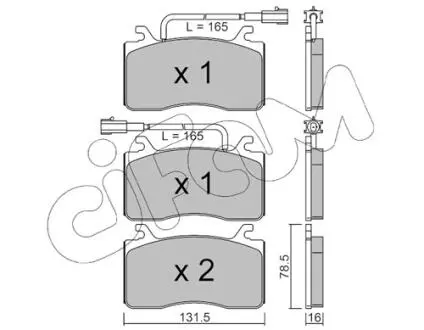 Автозапчасть CIFAM 82211000