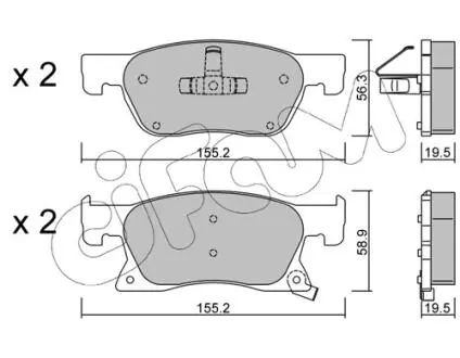 Автозапчасть CIFAM 82211140