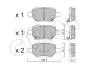 Фото 1 - chevrolet комплект гальмівних колодок trax 1.8 awd 13-, opel mokka x 1.6 cdti 15- CIFAM 822-1213-0 CHEVROLET Комплект гальмівних колодок TRAX 1.8 AWD 13-, OPEL MOKKA X 1.6 CDTI 15- CIFAM 822-1213-0 (фото 1)