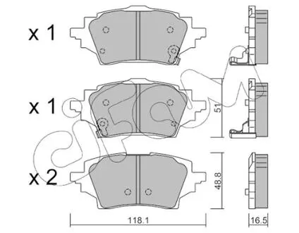 Автозапчасть CIFAM 82212280