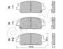 Колодки тормозные (передние) Hyundai Santa Fe 2.0/2.4 18- CIFAM 82212440 (фото 1)