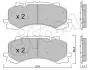 Колодки гальмівні (передні) Audi A6/A7/A8/Q8 17-/Q7 15-/VW Touareg 17- CIFAM 822-1252-0 (фото 1)