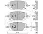 Колодки тормозные (передние) Mazda MX-30 20- CIFAM 82212950 (фото 1)