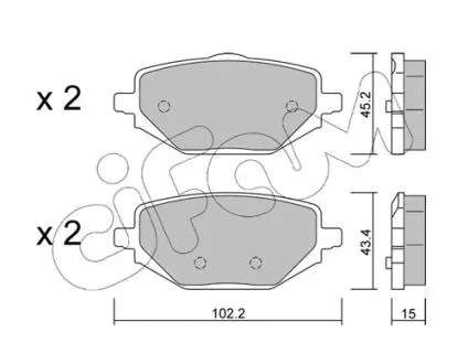 Автозапчасть CIFAM 82213240