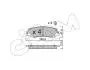 TOYOTA Комплект гальмівних колодок задні LAND CRUISER 300 (_J3_) 3.3 (FJA300) 21-, LEXUS LX (_J3_) 600 AWD (VJA310) 21- CIFAM 822-1402-0 (фото 1)