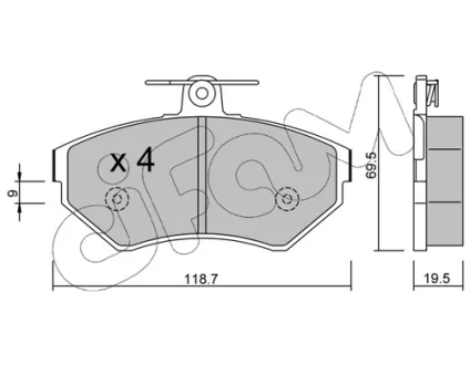 Автозапчасть CIFAM 8222150
