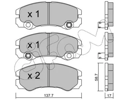 Автозапчасть CIFAM 8223571