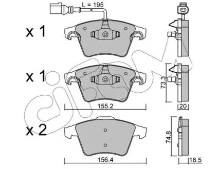 Автозапчасть CIFAM 8225520