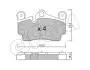 Тормозные колодки зад. Audi Q7/Touareg/Cayenne (Brembo) (112,2x73,2x16,2) CIFAM 822-655-0 (фото 1)