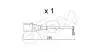 Датчик износа тормозных колодок VW Crafter 2.0TDI 16- (L=230mm) CIFAM SU364 (фото 1)
