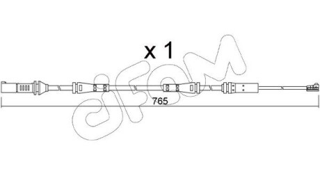 Датчик износа тормозных колодок (передних) BMW 3 (G20/G80)/4 (G23/G83) 19- CIFAM SU372