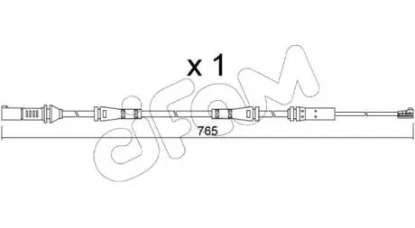 Датчик износа тормозных колодок (передних) BMW 3 (G20/G80)/4 (G23/G83) 19- CIFAM SU372