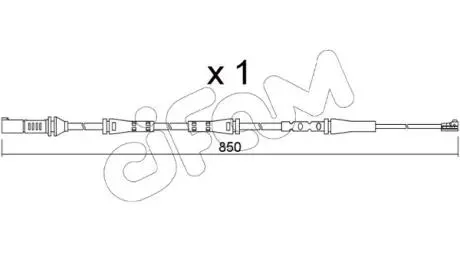 Датчик зносу гальмівних колодок (передніх) BMW X5 (G05/F95)/X7 (G07) 18- CIFAM SU374