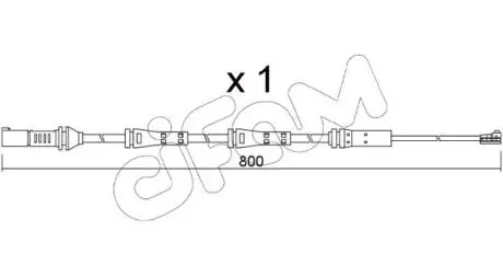 Датчик зносу гальмівних колодок (задніх) BMW 3 (G20/G21) 18- (L=802mm) CIFAM SU379