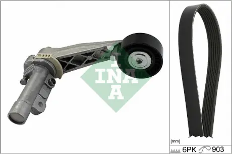 Комплект ременя генератора Citroen Berlingo 1.6VTi 09- (6PK905) PSA Citroen/Peugeot 1611279180