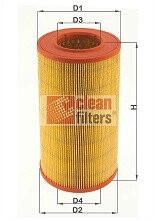 Фільтр повітряний CLEAN FILTERS MA1107