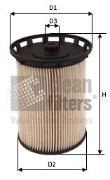 Фильтр топливный Audi Q7/Q8 3.0 TDI 15- CLEAN FILTERS MG3633