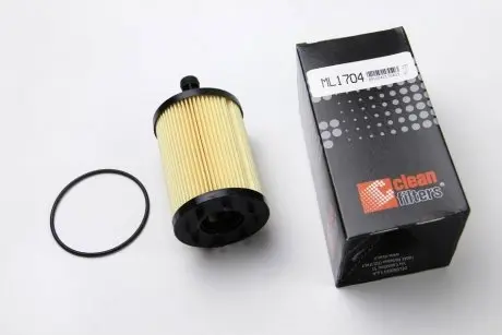 Фильтр масляный 1.9TDI/2.0SDI T5 03-/Caddy/Golf 04-/Passat/Jetta 05- CLEAN FILTERS ML1704