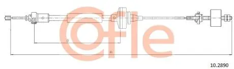 Трос сцепления COFLE 10.2890