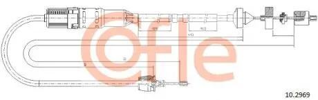 Трос сцепления COFLE 102969